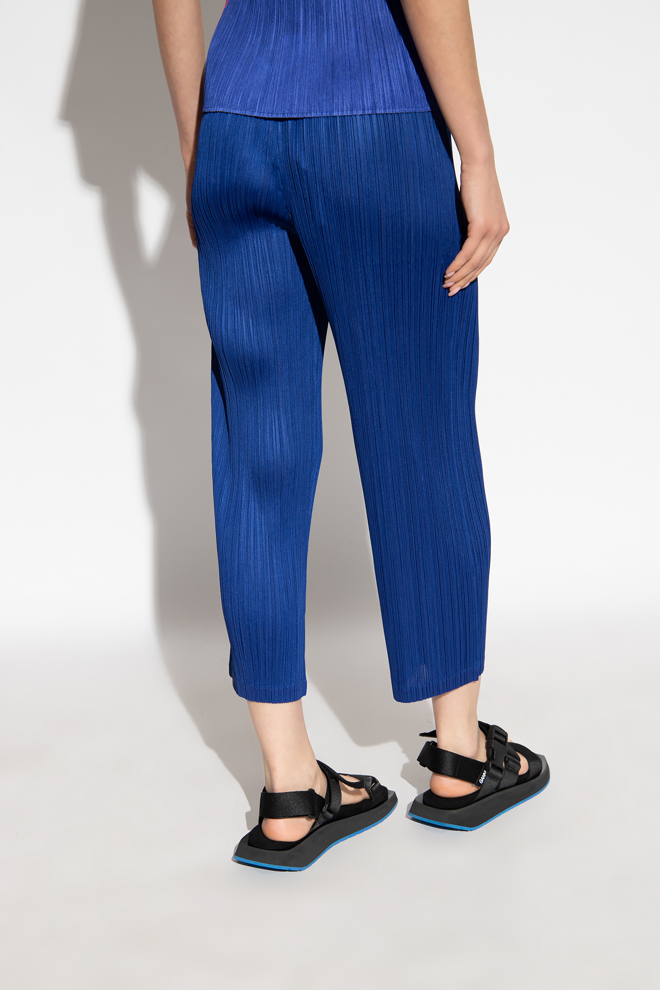 Blue Pleated trousers Issey Miyake Pleats Please - Vitkac Canada